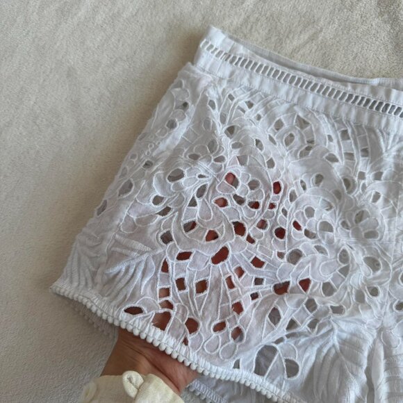 French Connection Eyelet Shorts - Picture 3 of 8